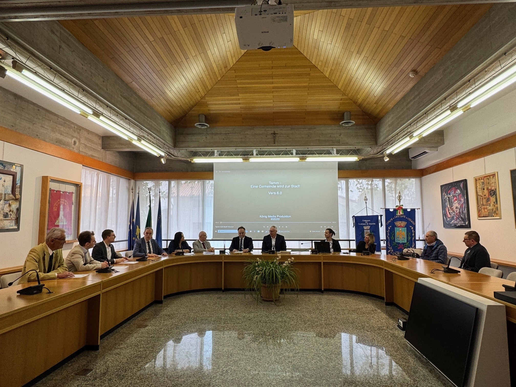 GEMELLAGGI. BORDIN: AMICIZIA TRA CASTIONS E TEDESCA TAMM SIA PROFICUA